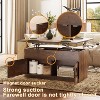 WOWLIVE Lift Top Coffee Table with Storage for Living Room, Hidden Compartment, CT018 - 4 of 4
