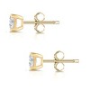 Pompeii3 1/2ct Diamond Studs 14K Yellow Gold - 2 of 4