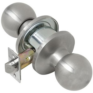 Tell Empire Satin Stainless Steel Passage Lockset 1-3/4 in. - 1 of 1