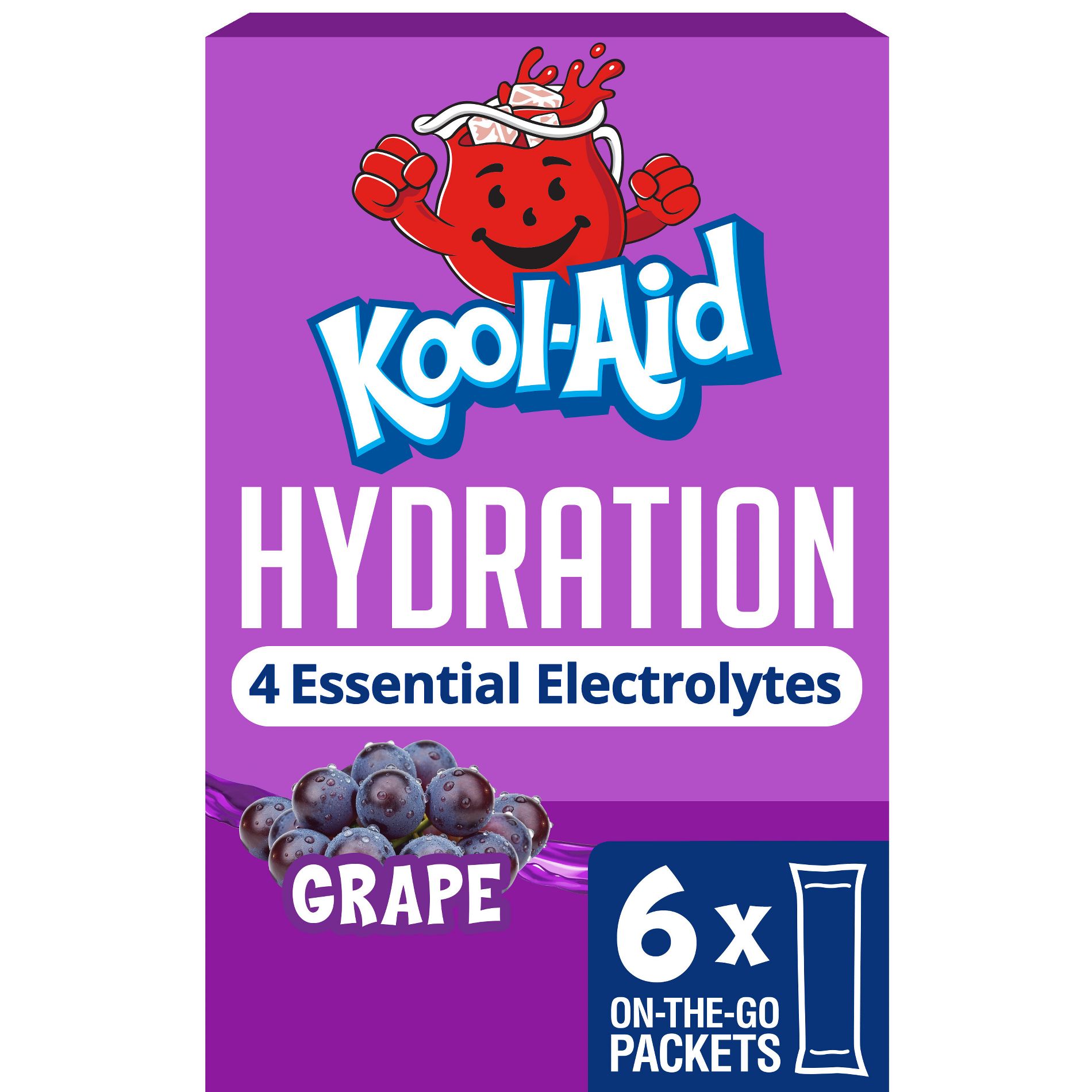 Kool-Aid Hydrate OTG Grape - 1.32oz/12ct