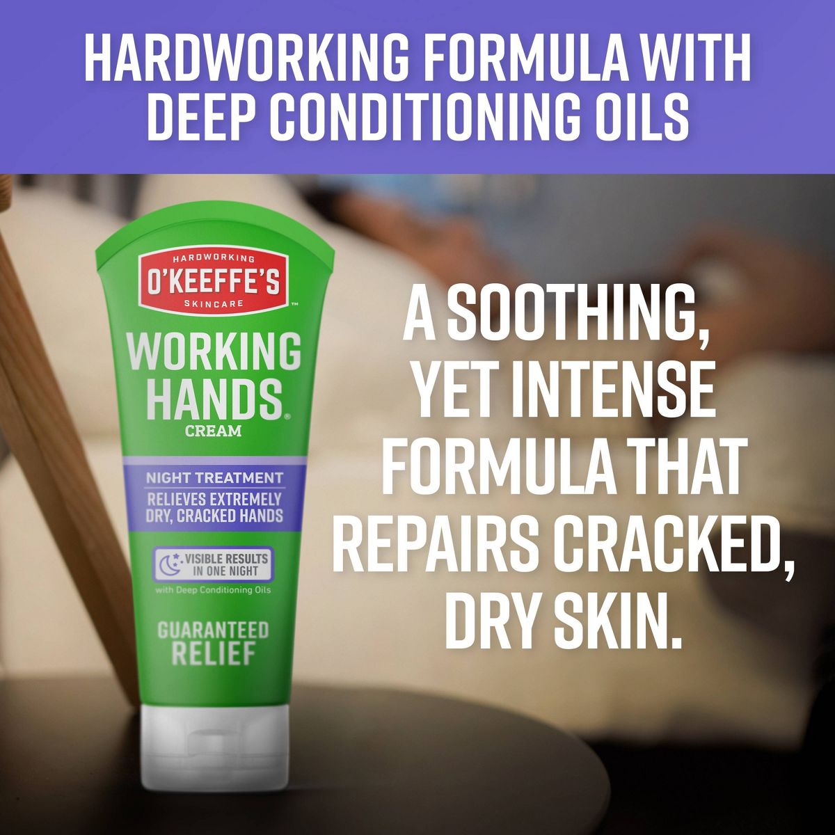 O'Keeffe's Working Hands Night Treatment Lotion - 14oz/2pk - thumbnail 5