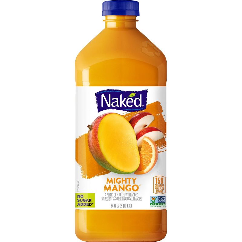 Naked Mighty Mango Juice Smoothie - 64 fl oz, 1 of 5
