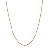 Black Bow Jewelry 1.8mm, 14k Rose Gold, Diamond Cut Solid Rope Chain Necklace - 3 of 4