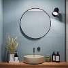 Dovelina Round Metal Framed  Wall Mirror Bathroom Vanity Mirror - image 2 of 4