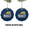 Averett University Cougars Logo Porcelain Scalloped Holiday Christmas Tree Ornament - 2 of 4