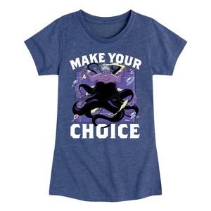 Girls' - Disney - Ursela Make Your Choice Fitted Short Sleeve Graphic T-Shirt - 1 of 4