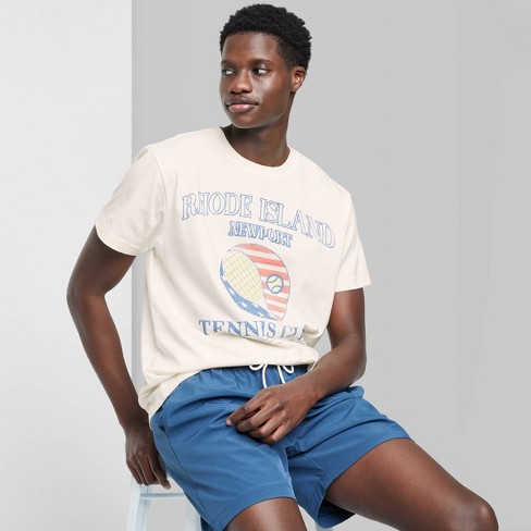 Men's Performance Resort Stripe Tennis Tee