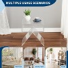 Acekool Clear Acrylic Nightstand 17.7"L x 11.8"W x 15.4"H, Modern Minimalist Side Table with Triangular Legs, No Assembly Needed - 4 of 4