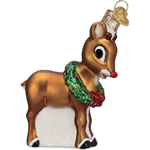 Old World Christmas Blown Glass Ornament for Christmas Tree, Rudoph the Red Nosed Reindeer - 1 of 4