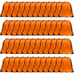 Waterproof Drawstring Backpack Bulk, Nylon Cinch Bags in 10 Colors for School, Gym, Sports - 1 of 4