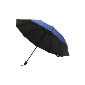 Unique Bargains Outdoor Umbrella 10-rib Striped Sun Protection Impact Cloth Vinyl 42.52"x29.13" 1 Pcs - 1 of 4