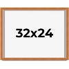 PosterPalooza | Flat Brown Picture Frame - UV Acrylic, Backing Board, Hanging Hardware Included - 2 of 4