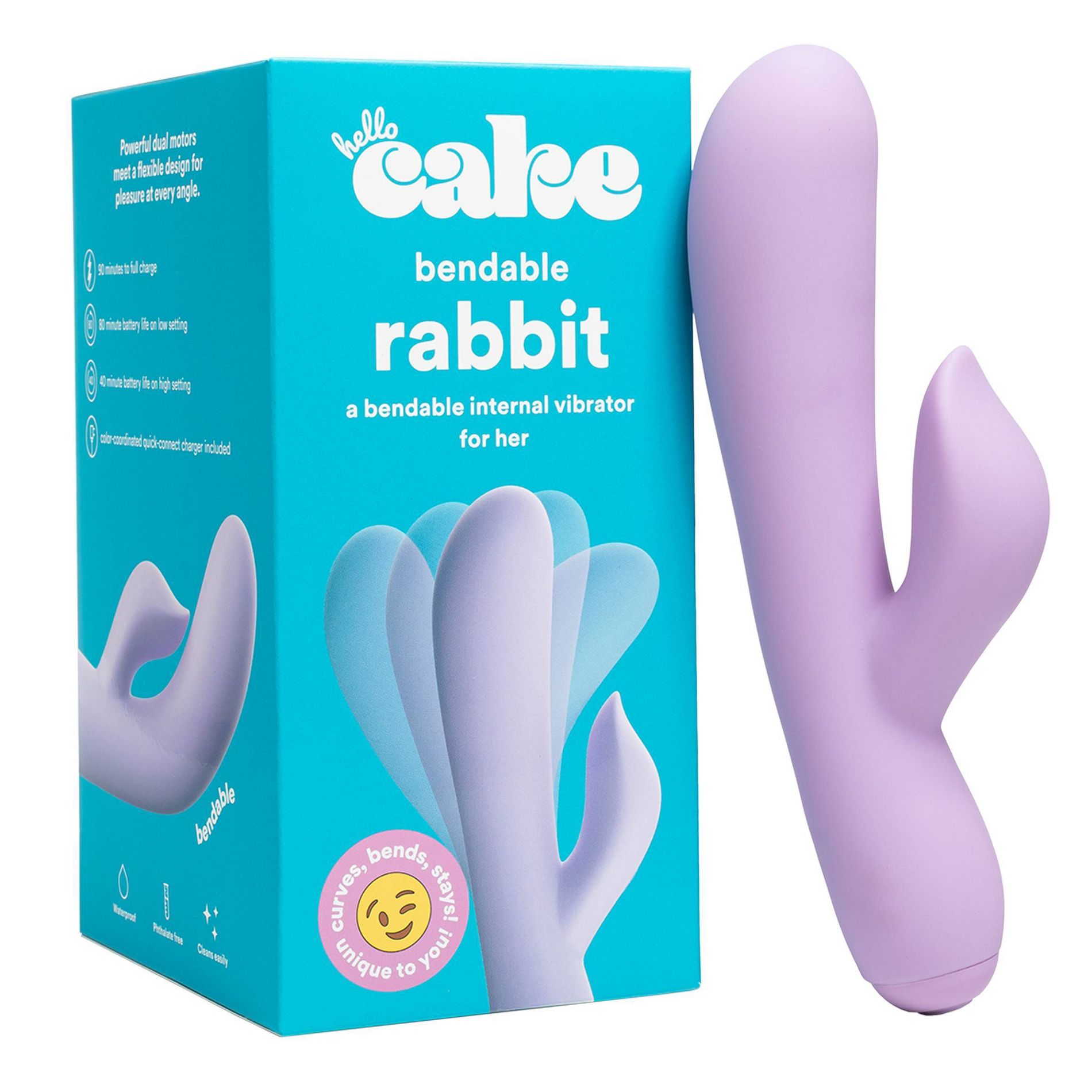 Hello Cake Bendable Rabbit Vibrator