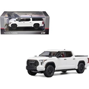 Toyota Tundra Pickup Truck White 1/64 Diecast Model Car by CM