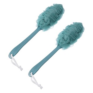 Unique Bargains Body Bath Brush Shower with Long Handle 2 Pcs - 1 of 4
