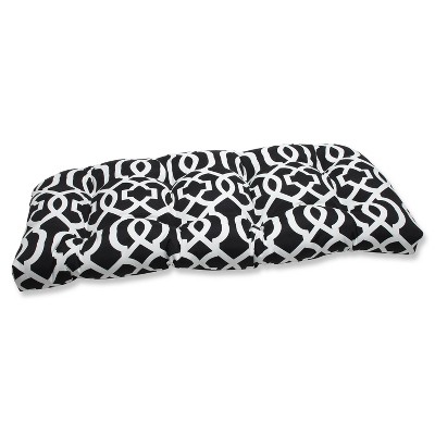 Outdoor Seat Pillow Perfect Cushion - Black/White