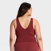 Women's Flex V-Neck Cropped Sports Bra - All In Motion™ - 2 of 4