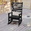 Flash Furniture Manchester Set of 2 Contemporary Rocking Chairs, All-Weather HDPE Indoor/Outdoor Rockers - 4 of 4