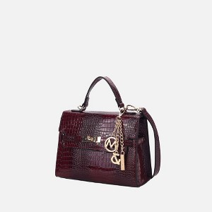 MKF Collection Naomi Vegan Crocodile Leather Women’s Satchel Bag by Mia K - 1 of 4