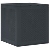 Garden Storage Box Anthracite 55 x 53 x 57 cm Polypropylene - 2 of 4