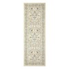 Modern Washable Area Rug, Soft Floral Floor Cover with Non Slip Backing, Low Pile Stain Resistant Foldable Carpet for Living Room - 3 of 4