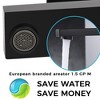 PAGED Single Handle Bathroom Faucets Single Hole Sink Faucet Modern Vanity Basin Faucet with Pop-Up Drain & Water Supply Hoses - 3 of 4