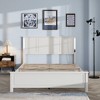 CAVINAS Queen Size Bed Frame, Platform Bed Frame with Wood Headboard and Footboard, Charging Station and LED Lights - 2 of 4