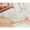 Silver Buffalo Disney The Aristocats Marie "Is It Caturday?" Ceramic Soup Mug | Holds 24 Ounces - 4 of 4