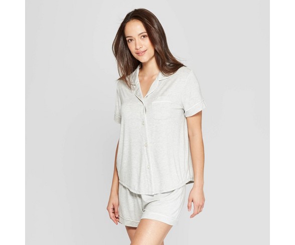 Buy Women's Beautifully Soft Notch Collar Pajama Set - Stars