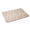 Little Arrow Design Co Cosmo Tile Memory Foam Bath Rug Pink - Deny Designs: Microfiber, Machine Washable, Abstract Pattern - 2 of 4