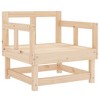 vidaXL Patio Chairs 2 pcs Solid Wood Pine - 3 of 4