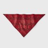 Reversible Snowflake Dog Bandana - Boots & Barkley™ One Size Fits Most - 3 of 4