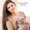 Kitty Cat on Moon Pendant Necklace for Women Sterling Silver Ginger Lyne Collection - 4 of 4