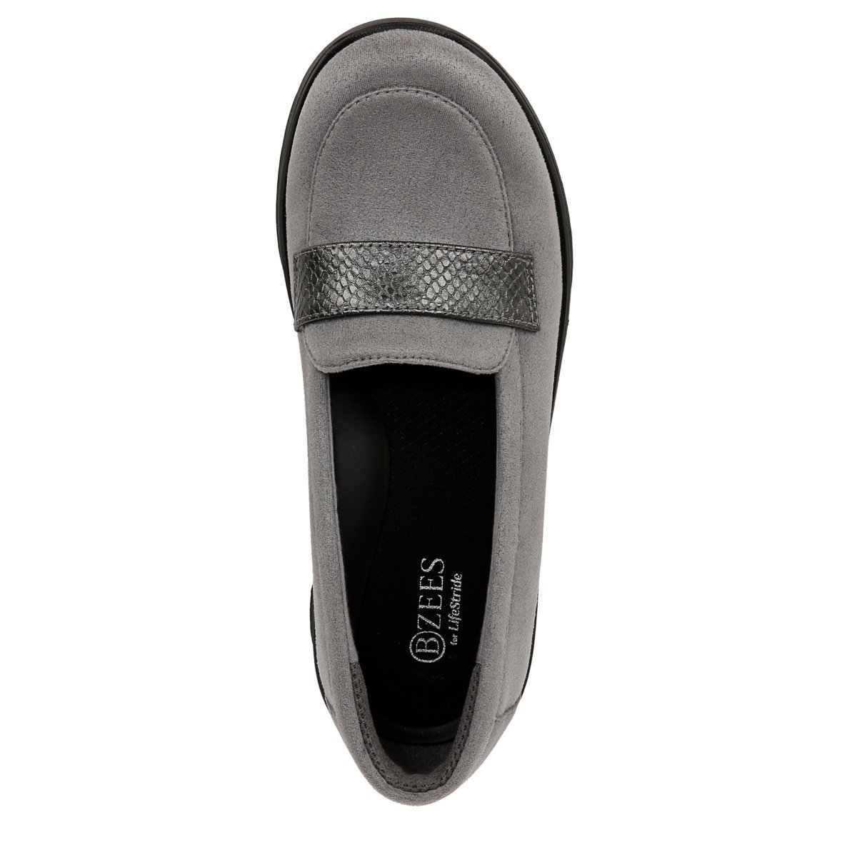 Женские туфли Bzees for Lifestride BZees Womens Gamma 2 Comfort Loafer Loafer Graphite 9 W — фото 7