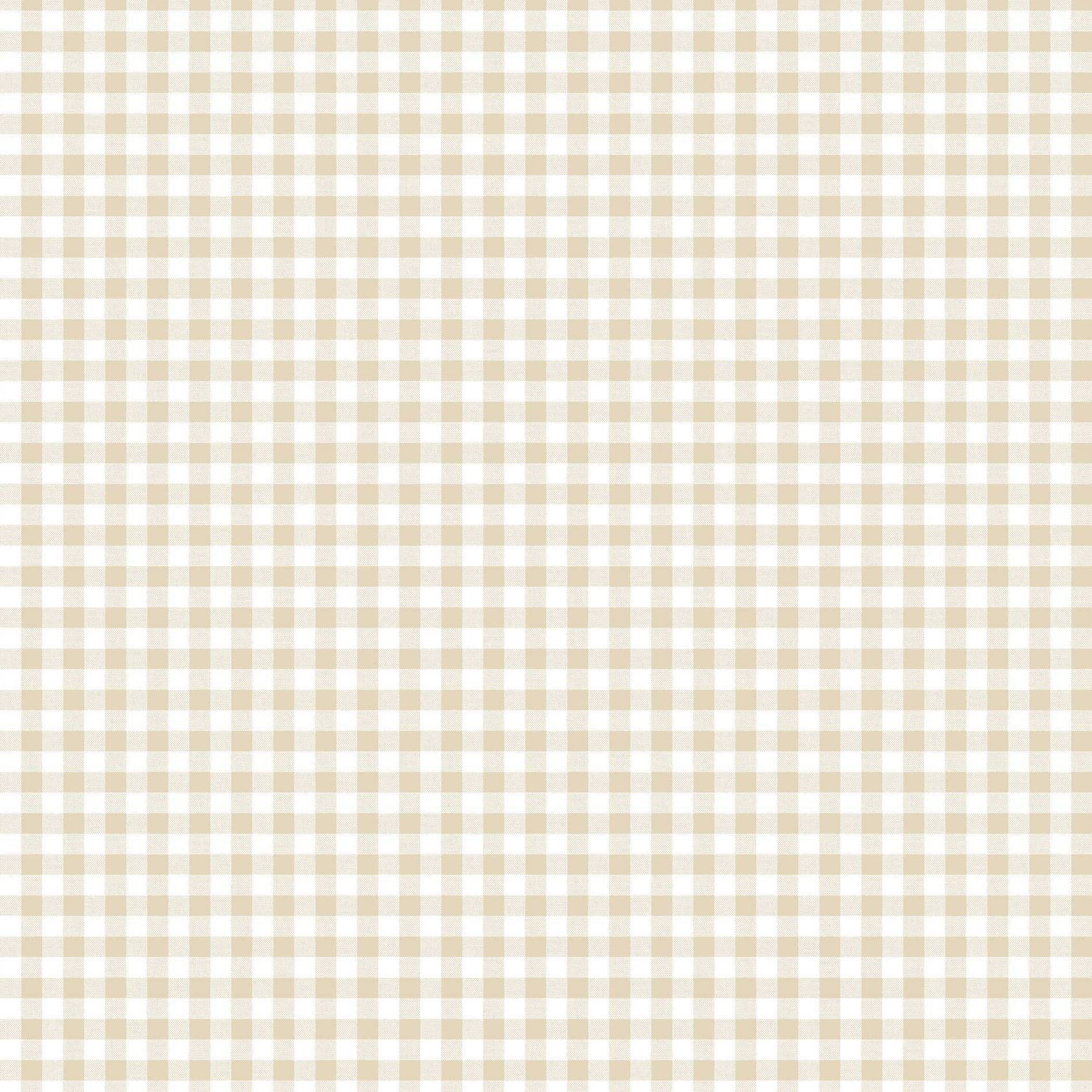 Tempaper & Co. Peel and Stick Wallpaper Gingham Beige