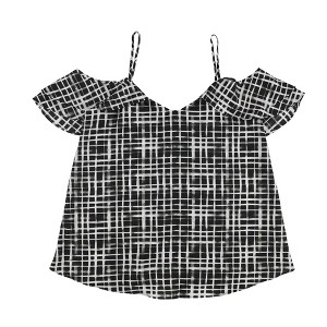 bar III Womens Draped Knit Blouse - 1 of 2