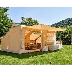 EROMMY Inflatable Tent for 8-10 Person, Fast Setup with Pump