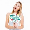 Big Dot of Happiness Colorful Floral Happy Mother's Day - We Love Mom Party Photo Booth Props Kit - 20 Count - 3 of 4