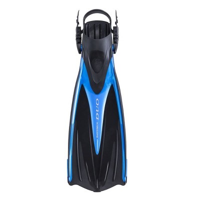 TUSA Sport Adult Platina Hyperdry Mask, Snorkel, & Fins Travel Set, Blue,  Medium 