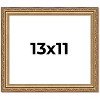 PosterPalooza | 13x11 Wood Antique Frame with UV Acrylic, 4 Finishes: Bronze, Gold, Silver, and Black - 2 of 4
