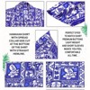 LA LEELA Mens Hawaiian Shirts Short Sleeve Button Down Shirt Floral Shirt Men Summer Beach Casual Vacation Tropical Shirts for Men Funny - 4 of 4