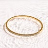 EVRY JEWELS WATERPROOF Gold or Silver Plated Old Money Bangle Bracelet - 3 of 3