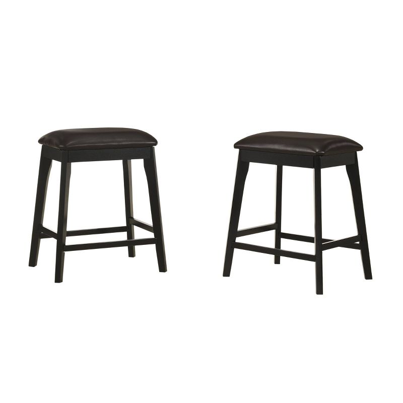 Set of 2 25" Mirabelle Upholstered Counter Height Barstools - Carolina Chair & Table, 1 of 5