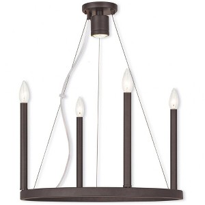Livex Lighting Alpine 3 - Light Chandelier in  Brushed Nickel - 1 of 1