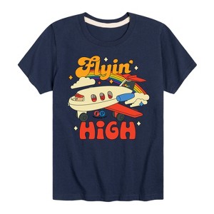 Boys' - Fisher-Price - Flying High Plane With Rainbow Short Sleeve Graphic T-Shirt - 1 of 4