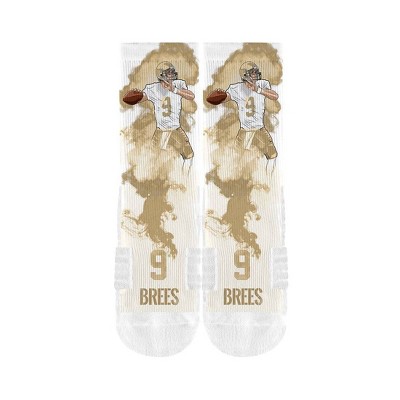 NFL New Orleans Saints Drew Brees Athletic Socks - M/L