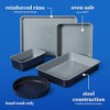 Sur La Table Kitchen Essential Carbon Steel Baking Pans Bakeware Set W/Premium PFA Free Grey Ceramic Nonstick - Black Exterior - 2 of 4