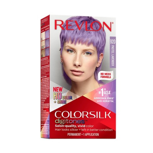 Kalksten galop fritaget Revlon Colorsilk Digitones Permanent Hair Color With Keratin - 92d Pastel  Lavender - 4.4 Fl Oz : Target