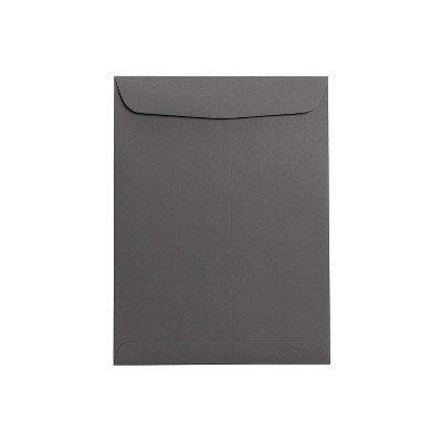 JAM Paper 9 x 12 Open End Catalog Envelopes Dark Grey 100/Pack (21285783)