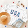 Simply Sage Market Women's Graphic Sweatshirt USA 1776 Stars - 2 of 2